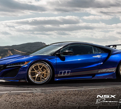 Фото дисков HRE S101 на Acura NSX II