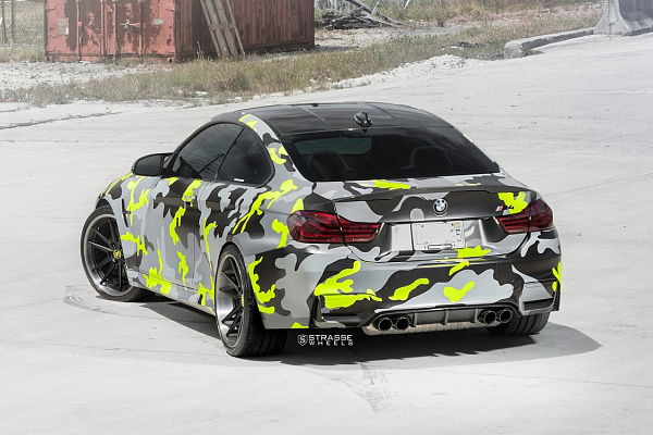 Фото дисков Strasse Wheels SV1 Deep Concave FS Черный матовый на BMW 4/M4 (F32/F82)