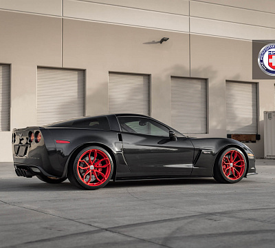 Фото дисков HRE P201 на Chevrolet Corvette C6