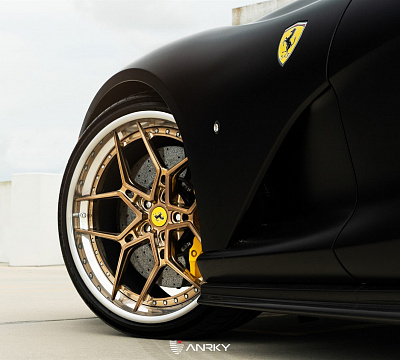 Фото дисков Anrky S3-X4 на Ferrari 812