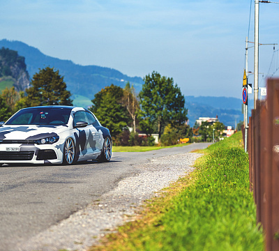 Фото дисков Vossen CVT на Volkswagen Scirocco III
