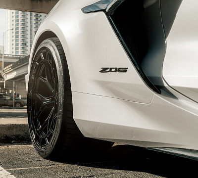 Фото дисков Vossen LC3-01T на Chevrolet Corvette C8