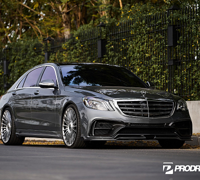 Фото дисков Vossen HF-8 на Mercedes-Benz S-Class (W222, C217)