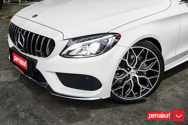 Фото дисков Vossen HF-2 Алмазная проточка на Mercedes-Benz C-Class (W205)