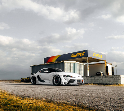 Фото дисков HRE S101 на Toyota Supra A90