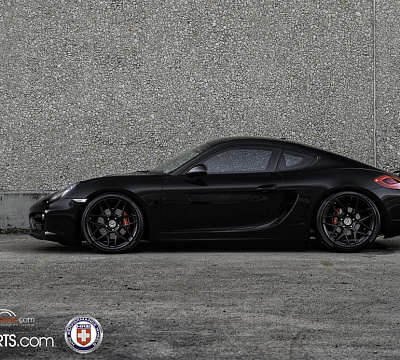 Фото дисков HRE FF01 на Porsche Cayman II