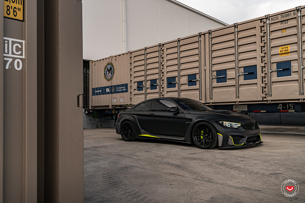 Фото дисков Vossen M-X3 (3-Piece) Черный сатин на BMW 4/M4 (F32/F82)