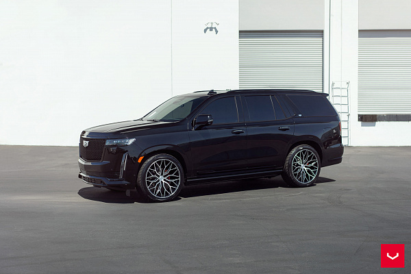 Фото дисков Vossen HF6-3 Алмазная проточка на Cadillac Escalade V