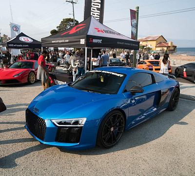 Фото дисков HRE P104 на Audi R8 (4S)