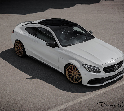 Фото дисков Vossen HF-2 на Mercedes-Benz C-Class (W205)