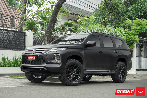 Фото дисков Vossen HF6-4 Черный сатин на Mitsubishi Pajero Sport III