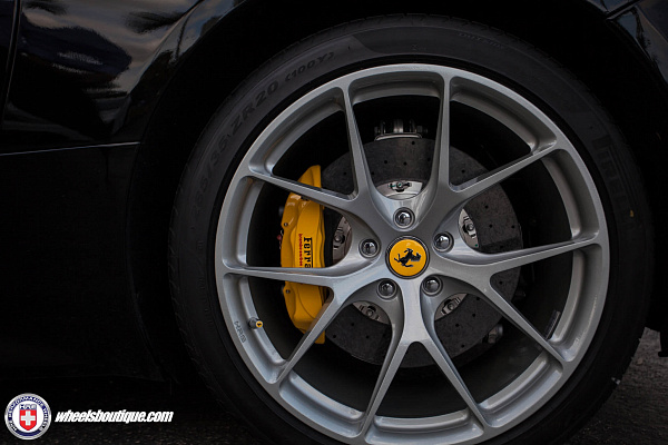 Фото дисков HRE P101 Серебро на Ferrari California
