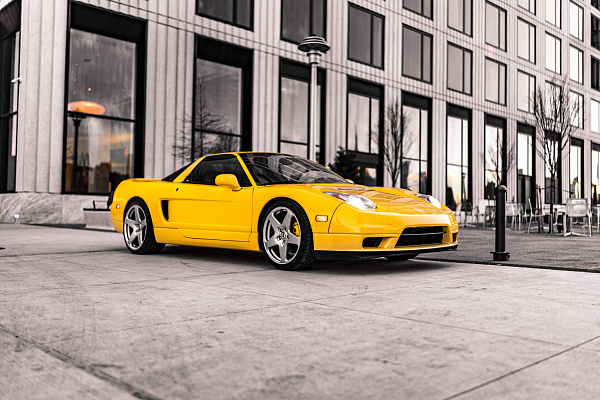Фото дисков HRE 527M Серебро на Acura NSX I