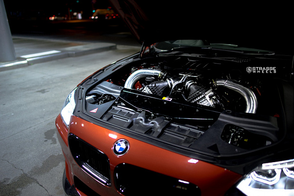 Фото дисков Strasse Wheels SP5R Deep Concave Черный сатин на BMW 6/M6 (F06/F13/F12)