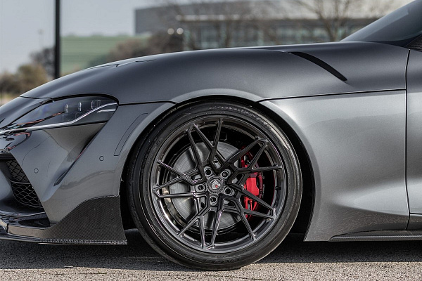 Фото дисков Anrky S1-X2 Глянцевый темный лак на Toyota Supra A90