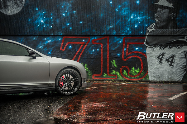 Фото дисков Vossen HF-1 Черный сатин на Bentley Continental GT II