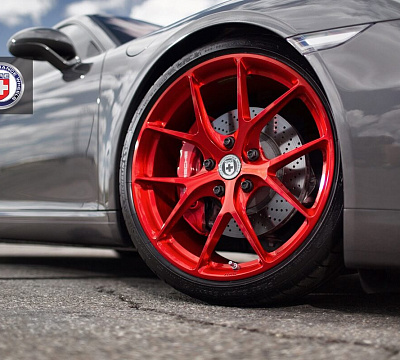 Фото дисков HRE P101 на Porsche 911 VII
