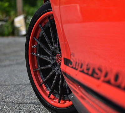 Фото дисков Strasse Wheels SV15T Deep Concave FS на Bentley Continental GT II