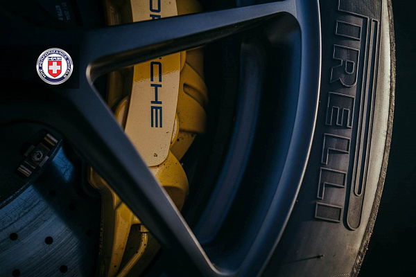 Фото дисков HRE R101 Черный сатин на Porsche 911 VII