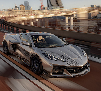 Фото дисков Brixton Forged RS01 на Chevrolet Corvette C8