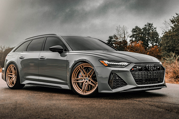 Фото дисков HRE S107SC Глянцевая темная медь на Audi A/RS 6 (C8)