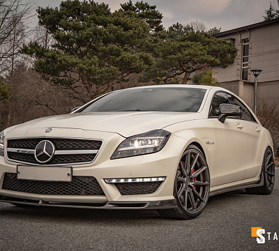 Фото дисков Vossen HF-3 на Mercedes-Benz CLS (C218)
