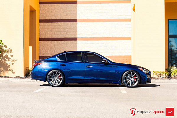 Фото дисков Vossen VFS-10 Сатиновый графит на Infiniti Q50