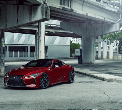 Фото дисков Vossen HF-7 на Lexus LC 500