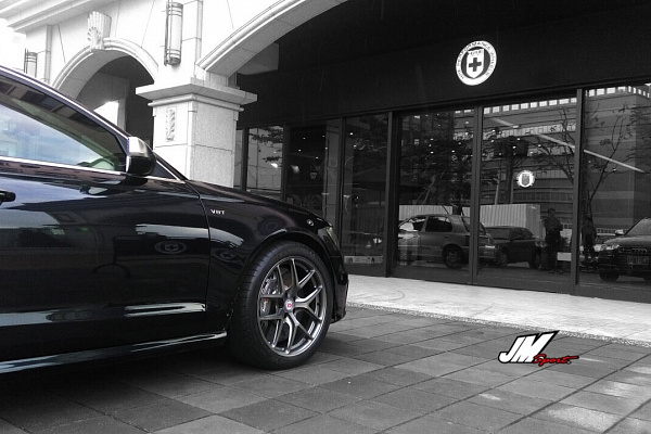 Фото дисков HRE R101 Сатиновый графит на Audi A/RS 6 (C7)