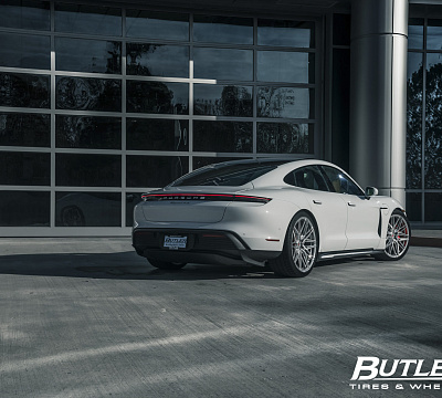 Фото дисков Vossen EVO-5R на Porsche Taycan I