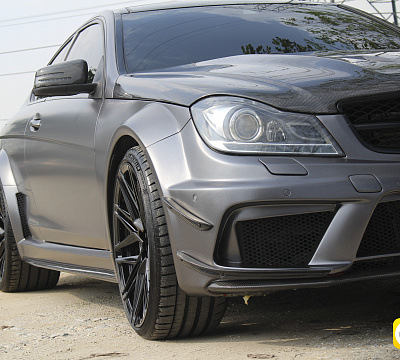 Фото дисков Vossen EVO-5 на Mercedes-Benz C-Class (W204)