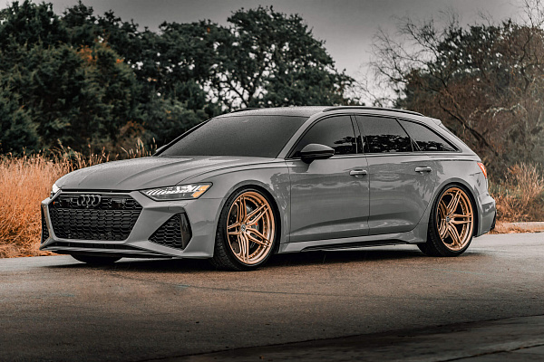 Фото дисков HRE S107SC Глянцевая темная медь на Audi A/RS 6 (C8)