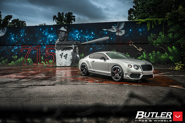 Фото дисков Vossen HF-1 Черный сатин на Bentley Continental GT II