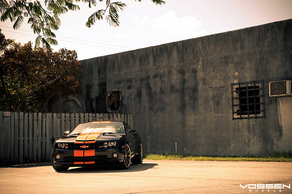 Фото дисков Vossen CV1 Алмазная проточка на Chevrolet Camaro V