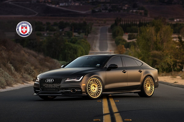 Фото дисков HRE 501M Глянцевое золото на Audi A/RS 7 (4G)