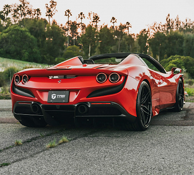 Фото дисков HRE S107SC на Ferrari F8