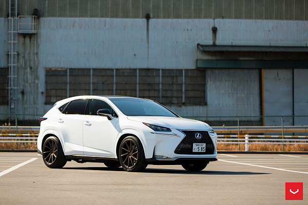 Фото дисков Vossen CVT Сатиновое темное золото на Lexus NX I