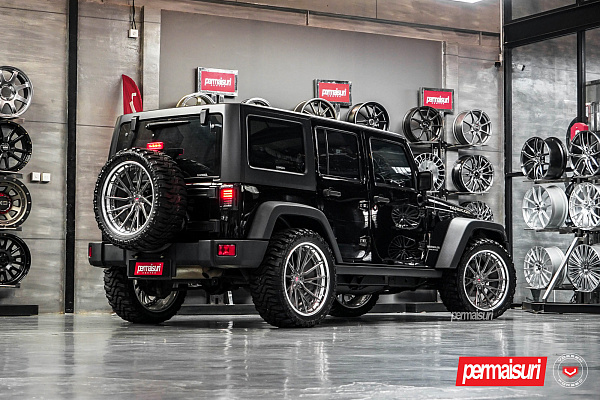 Фото дисков Vossen M-X4T (3-Piece) Глянцевый темный лак на Jeep Wrangler III (JK)