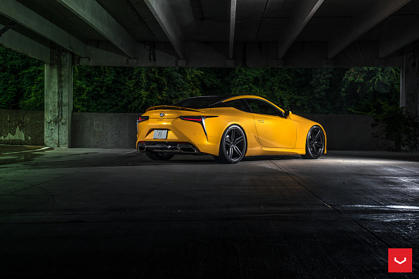 Фото дисков Vossen HF-1 Сатиновый графит на Lexus LC 500