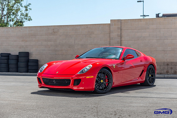 Фото дисков HRE P101SC Черный сатин на Ferrari 599