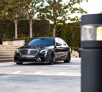 Фото дисков HRE P107 на Mercedes-Benz S-Class (W222, C217)