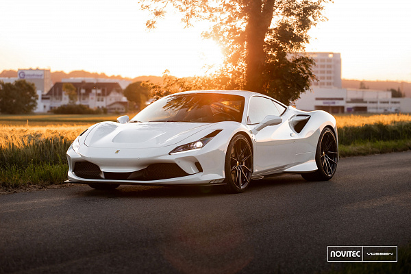 Фото дисков NOVITEC NF8 Черный глянец на Ferrari F8