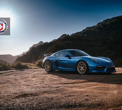 Фото дисков HRE R101 на Porsche Cayman II
