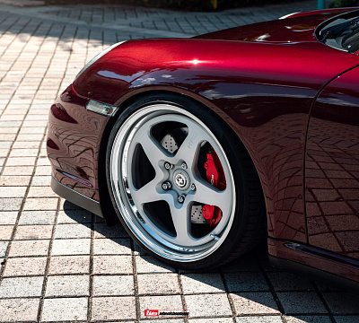 Фото дисков HRE 527 на Porsche 911 VI