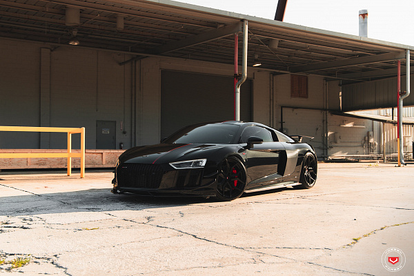 Фото дисков Vossen EVO-3 Черный сатин на Audi R8 (4S)