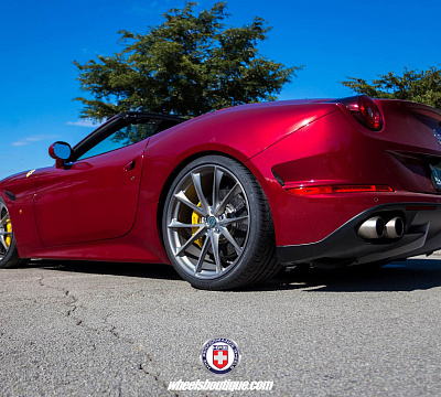 Фото дисков HRE P204 на Ferrari California