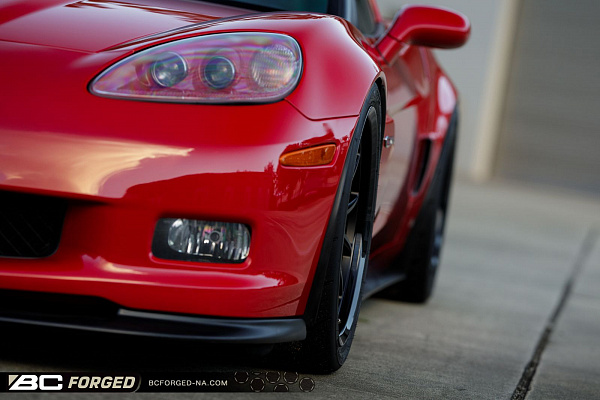 Фото дисков BC Forged LE10 // MLE10 Черный матовый на Chevrolet Corvette C6