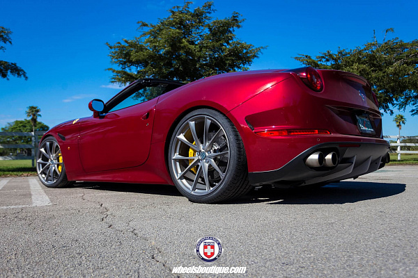 Фото дисков HRE P204 Сатиновый тонированный лак на Ferrari California