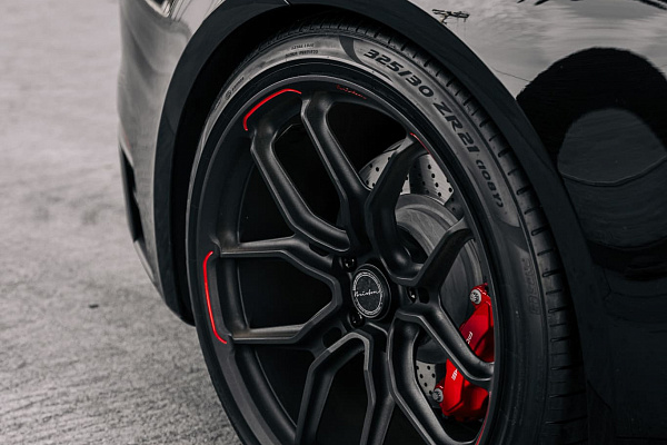 Фото дисков Brixton Forged CM5-RS Черный матовый на Porsche 911 VIII