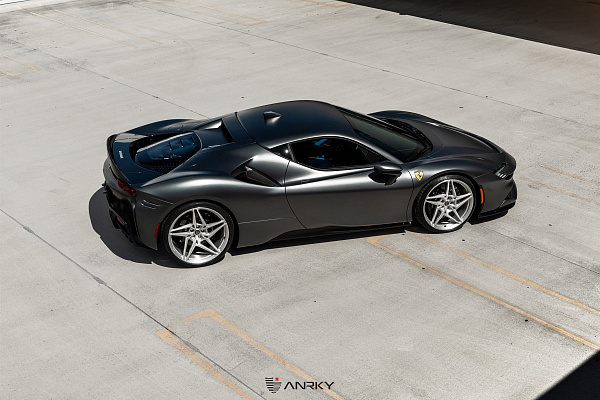 Фото дисков Anrky S1-X3 Глянцевый лак на Ferrari SF90